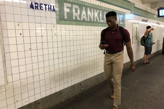 Franklin Avenue station in Crown Heights